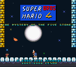 Super Mario Bros 4 - The Mystery of the Five Stones